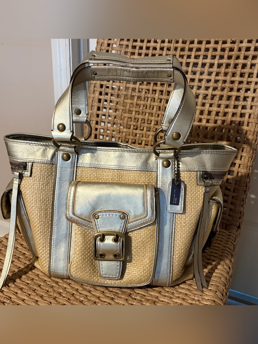 Vintage Coach Legacy Satchel Tote